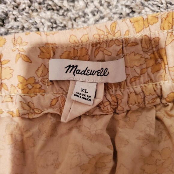 Madewell Pull On Swing Skirt Piccola Floral XL - Picture 2 of 3